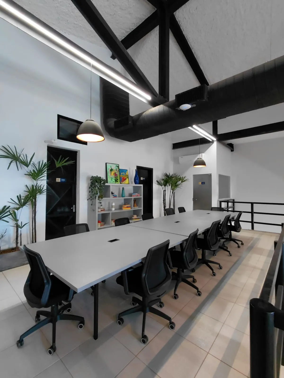 Espaço compartilhado de coworking