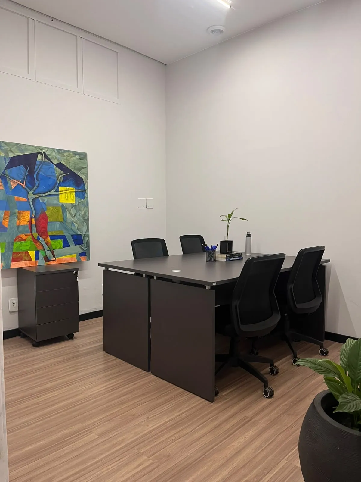 Sala privativa em coworking
